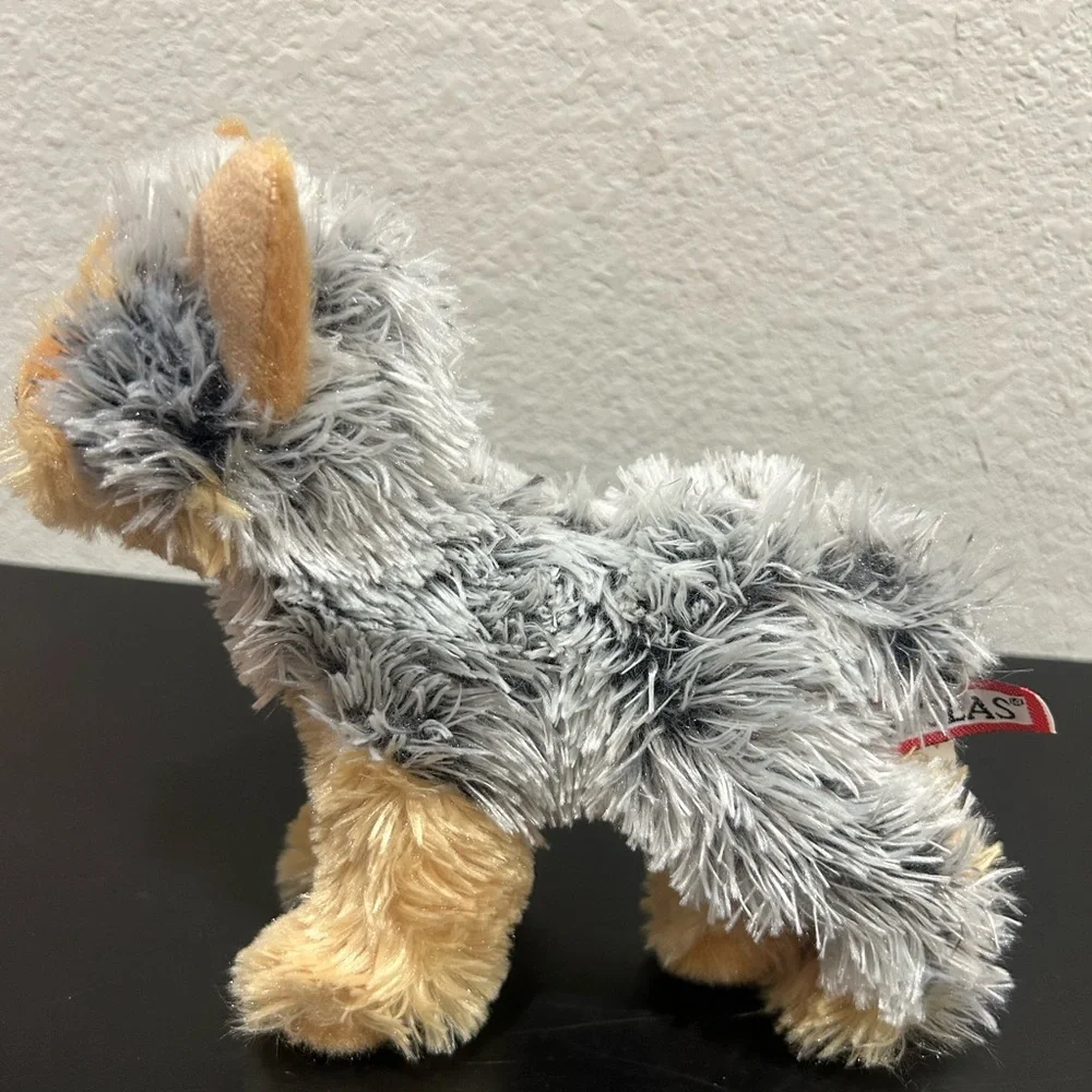 Douglas RARE Retired Yorke Small Mini 8” Plush Dog Grey Tan
